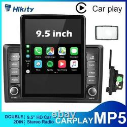 9.5 Voiture Radio Carplay Apple/andriod Stereo Touch Écran Double 2 Din Mp5 Lecteur