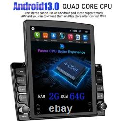 9.7 Android 13 Autoradio GPS Double 2Din WiFi Apple CarPlay Navigation