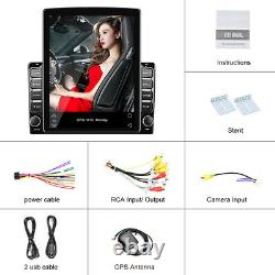 9.7'' Double 2 Din Car Stereo Radio Android 9.1 Gps Wifi Touch Écran Fm