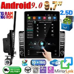 9.7'' Voiture Stereo Radio Double 2 Din Android 9.0 Carte Gps Wi-fi Touch Lecteur D'écran