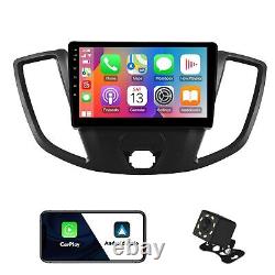 9 Android 12 Autoradio Double Din Carplay & Caméra de recul pour Ford Transit 2013-19