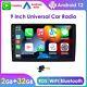 9 Autoradio Double Din Apple Carplay Android 12 Gps Wifi Écran Tactile
