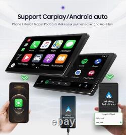 9 Autoradio Double Din Apple Carplay Android 12 GPS WiFi Écran Tactile