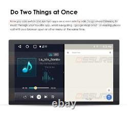 9 Autoradio Double Din Apple Carplay Android 12 GPS WiFi Écran Tactile
