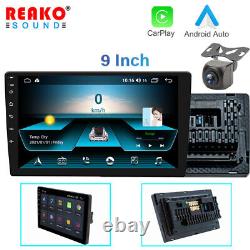 9 Double 2din Voiture Stereo Radio Android 11 Gps Wifi Bt Touch Écran Lecteur 2+32g
