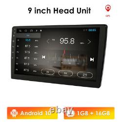 9 Pouces Double 2 Din Android 9.0 Voiture Stereo Radio Bluetooth Touch Écran Wifi 4g