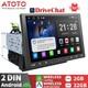 A5l 10in Double Din & Single Din Autoradio Android 2g+32g Carplay Sans Fil Dsp