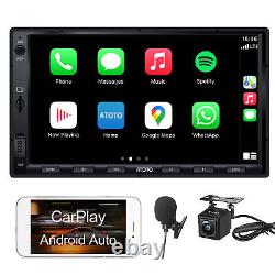 ATOTO 7IN Autoradio Stéréo Double Din Récepteurs Android Auto/CarPlay, Bluetooth