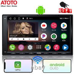 ATOTO 7 A6PF Autoradio Double DIN Android - 2+32G HD Caméra de tableau de bord et arrière GPS Track
