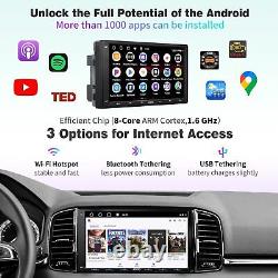 ATOTO 7 Dans Android Double Din Voiture Stéréo sans fil Android Auto Dash Cam GPS