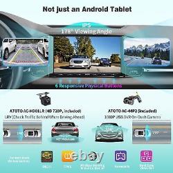 ATOTO 7 Dans Android Double Din Voiture Stéréo sans fil Android Auto Dash Cam GPS