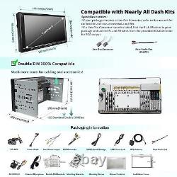ATOTO 7 Dans Android Double Din Voiture Stéréo sans fil Android Auto Dash Cam GPS
