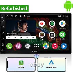 ATOTO A6PF Autoradio Double DIN 7IN - 2+32G Android Auto et CarPlay sans fil, 2BT, FM