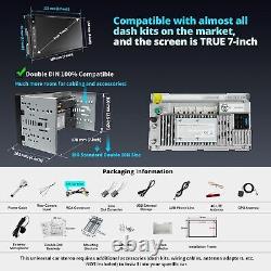 ATOTO A6PL 7 Stéréo de voiture Double Din 4G+64G 4G-SIM GPS suivi de navigation 2BT Radio