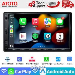 ATOTO F7XE Stéréo de voiture Double 2DIN 7 pouces Radio SXM Android Auto et CarPlay sans fil
