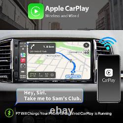 ATOTO F7XE Stéréo de voiture Double 2DIN 7 pouces Radio SXM Android Auto et CarPlay sans fil
