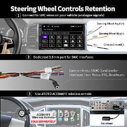 ATOTO F7XE Stéréo de voiture Double 2DIN 7 pouces Radio SXM Android Auto et CarPlay sans fil