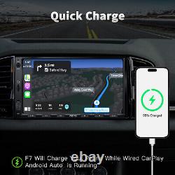 ATOTO F7XE Stéréo de voiture Double 2DIN 7 pouces Radio SXM Android Auto et CarPlay sans fil