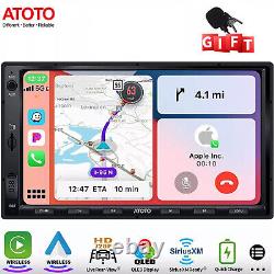 ATOTO F7 XE 7 pouces 2DIN Voiture Stéréo GPS sans fil CarPlay & Android Auto, Mirror Link
