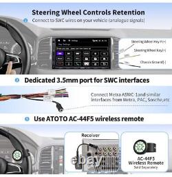 ATOTO F7 XE Autoradio 7 pouces Double DIN CarPlay sans fil pour iPhone & Android Auto