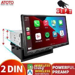 ATOTO F7 XE Autoradio de voiture SiriusXM simple/double DIN sans fil CarPlay & Android Auto