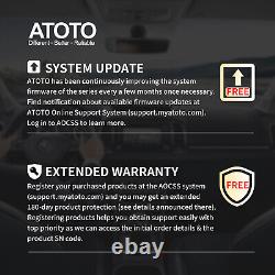 ATOTO F7 XE Autoradio de voiture SiriusXM simple/double DIN sans fil CarPlay & Android Auto