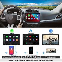 ATOTO Radio de voiture adaptative Double Single DIN 10 pouces avec CarPlay sans fil Android Auto