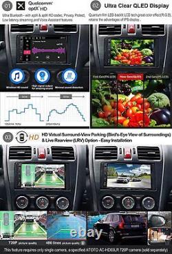 ATOTO S8 Ultra 7IN Double DIN Autoradio Android 4+64G avec Amplificateur Audio 400W