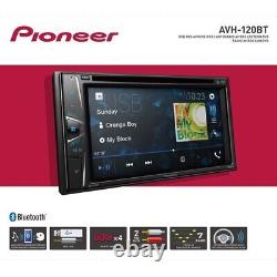 AUTO RADIO PIONEER BLUETOOTH Double Din Écran Tactile 6.2 Compatible Android