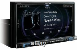Alpine Ilx-207 2 Din Android D'apple Carplay Car Stereo Récepteur -dommages Emballage