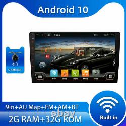 Android 10.0 Double 2 Din Voiture Radio Stereo Chef Unité Gps Nav Swc Dab+ Wifi Fm Am