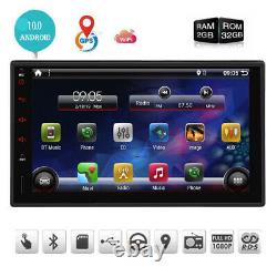 Android 10.0 Voiture Stéréo Gps Navi Radio Player Double Din Wifi 7 Quad-core Dab+