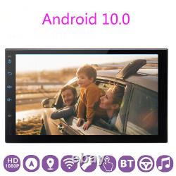Android 10.0 Voiture Stéréo Gps Navi Radio Player Double Din Wifi 7 Quad-core Dab+