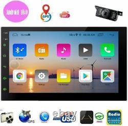 Android 10 Voiture Stéréo Avec Caméra De Secours Gps Double Din Touchscreen Bluetooth