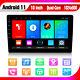 Android 11 Double 2 Din Voiture Stereo Radio Bluetooth Wifi Gps Carplay Lecteur Mp5