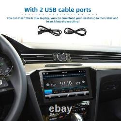 Android 12 Autoradio Double Din 10.1 pour Voiture avec Apple CarPlay, GPS, Navi, WiFi et FM