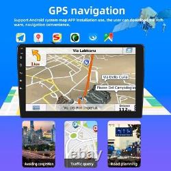 Android 12 Autoradio Double Din 10.1 pour Voiture avec Apple CarPlay, GPS, Navi, WiFi et FM