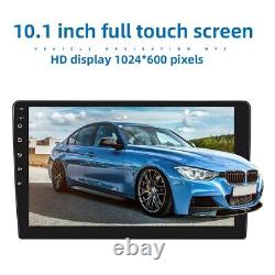Android 12 Autoradio Double Din 10.1 pour Voiture avec Apple CarPlay, GPS, Navi, WiFi et FM