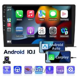 Android 12 Double Din 10.1 Autoradio de voiture Apple CarPlay GPS Navi WiFi FM