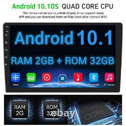 Android 12 Double Din 10.1 Autoradio de voiture Apple CarPlay GPS Navi WiFi FM
