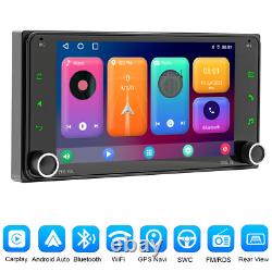 Android 13.0 GPS Double Din Autoradio stéréo Lecteur Carplay Bluetooth pour Toyota
