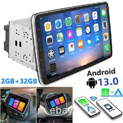 Android 13 Double 2DIN Rotatif 10.1'' GPS Wifi Carplay BT Autoradio RDS