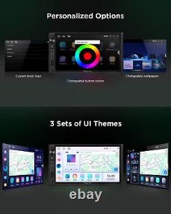 Android 13 Double 2Din 7 IPS Autoradio GPS Navigation CarPlay BT USB RDS
