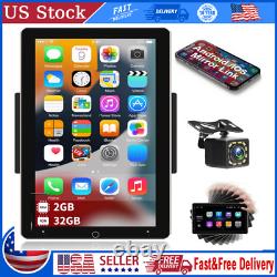 Android 13 Double 2 DIN Radio stéréo de voiture rotatif 10,1 pouces écran tactile GPS Wifi