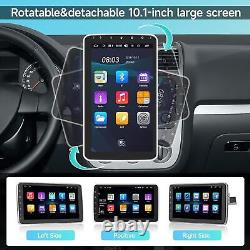 Android 13 Double 2 DIN Radio stéréo de voiture rotatif 10,1 pouces écran tactile GPS Wifi