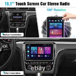 Android 13 Double 2 DIN Radio stéréo de voiture rotatif 10,1 pouces écran tactile GPS Wifi