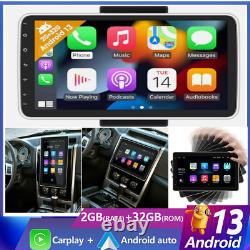 Android 13 Double 2 DIN Radio stéréo de voiture rotatif 10,1 pouces écran tactile GPS Wifi