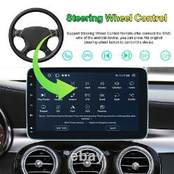 Android 13 Double 2 DIN Rotatif 10.1'' GPS Wifi BT FM Autoradio Stéréo de Voiture Carplay