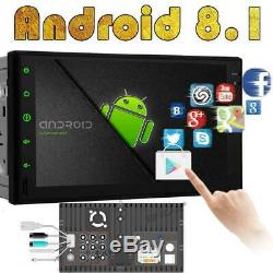 Android 8.1 7 Double 2din Indash Voiture Mp5 Radio Stéréo Lecteur Wifi 4g Gps + Tablet