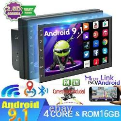 Android 9.1 7 Pouces Double 2 Din Car Mp5 Player Touch Screen Stereo Radio Gps